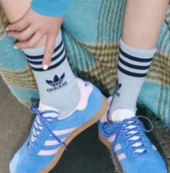 アディダスオリジナルス　ラインソックス　トレフォイル　ロゴ　人気