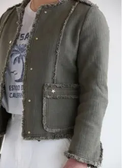 TOMORROWLAND MACPHEE(マカフィ) フリンジジャケット