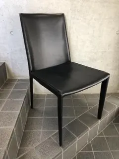 引取限定FLYMEe購入 ダイニングチェア 椅子 イス 黒 ブラック BLACK