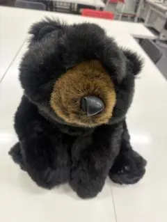 DITZ Designs 中型　黒いクマのぬいぐるみ　66㎝