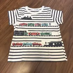 familiar 列車デザイン Tシャツ 110サイズ