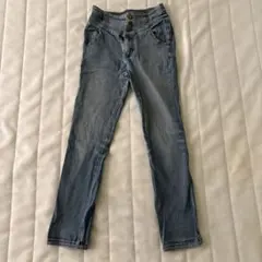 ハイウェストデニムパンツキッズ