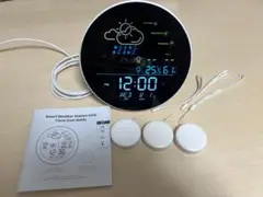 Smart Life/TUYAアプリ対応 WiFiスマート天気時計