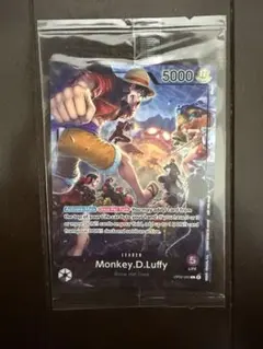 ONE PIECE カードゲーム ルフィ　psaマガジンプロモ　英語　未開封