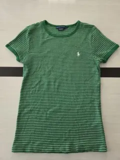 RALPH LAUREN ボーダー Tシャツ グリーンのサムネイル