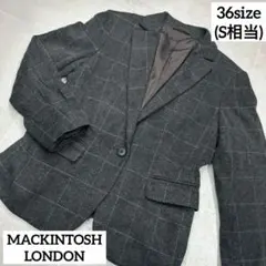 MACKINTOSH LONDON チェック柄 テーラードジャケット Sのサムネイル