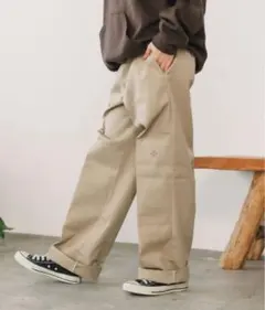 Dickiesディッキーズ ダブルニー センタープレス ワークパンツ　30inc