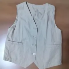 【GU】リネンベスト　ジレ