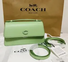 COACH コーチ グラブタンレザー　ジュノバッグ