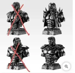 一番くじ 北斗の拳 D賞 乱世闘神胸像 北斗四兄弟 3点セット - メルカリ