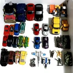 ミニカー とその他 44セット 34 車 トラック 戦闘機 10 人