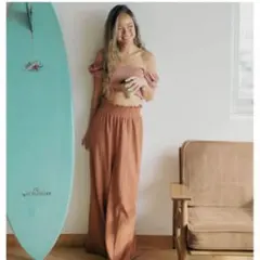 E様専用　ROXY ワイドパンツ フレアパンツ　ロングパンツ