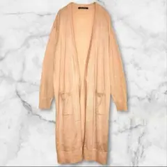 INGNI イング ロングカーディガン ピンクベージュ カジュアル 春　М