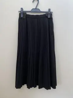 J.PRESS  プリーツロングスカート ブラック