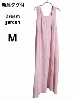 新品タグ付　Dream garden バッククロスワンピース ピンク M