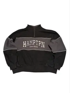 ハーフジップ グレー グレー