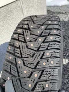 ハンコック 195/65R15 スパイクタイヤ 【マカロニピン4本セット