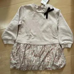 petit main リボン付きトップス 90