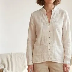 SM2 サマンサモスモス　レースシャツ　ブラウス　ガーゼ