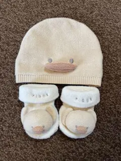 ★ジェラートピケ　キッズ&ベビー★帽子&靴下セット