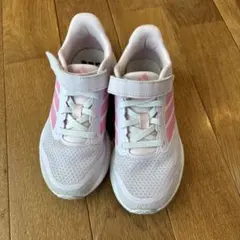 最終値下げ☆adidas ピンクスニーカー　19センチ