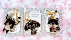【24】黒犬３点　キーホルダー