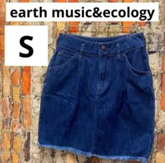 earth music&ecology デニムタイトスカート S