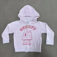 ファミリア　スヌーピーパーカーとジャンパースカートセット