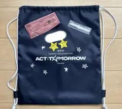 txt 埼玉ベルーナドーム アプグレ特典 ナップサック キーホルダー おまけ付き