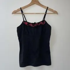 【LIZLISADOLL】希少 キャミソール チェック柄 フリル