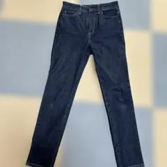ユニクロ　スキニーデニムパンツ　25インチ　Sサイズ　ネイビー