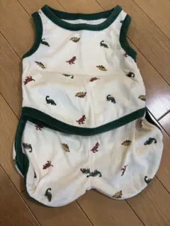 恐竜柄タンクトップ・ショートパンツセット 80cm