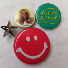 HYSTERIC GLAMOUR ヴィンテージ 缶バッジ ノベルティ 販促品