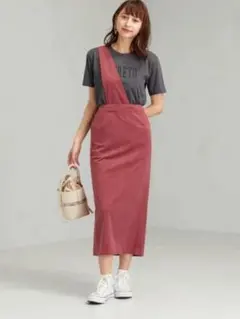 トリコット コーデュロイ ワンショル スカート