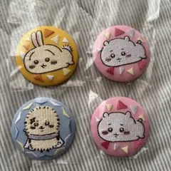 ちいかわ 刺繍缶バッジ ビスケット