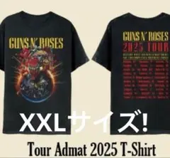 新品XXL！guns n' roses2025横浜Kアリーナ会場限定Tシャツ黒
