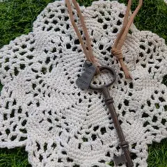 明日削除します！アンティーク風キー型ネックレス