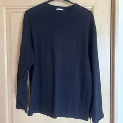 GU 長袖Tシャツ Mサイズ ネイビー