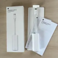Apple純正Thunderbolt3(USB-C)to 2 アダプタ