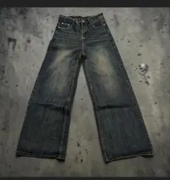 00s【archive】wide baggy denim/Y2K/904