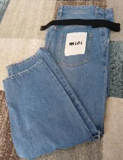 mici カットオフデニム ライトブルー