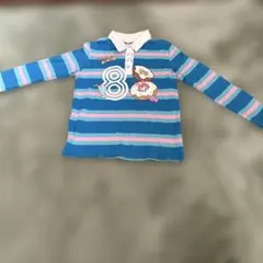 mezzo piano ストライプ長袖カットソー