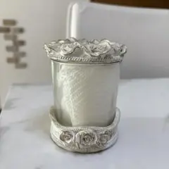 ♡バラデザインのコットン入れ♡