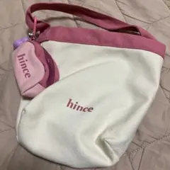 hince バッグ クリーム/ピンク