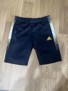 adidas CLIMALITE ブラックハーフパンツ M