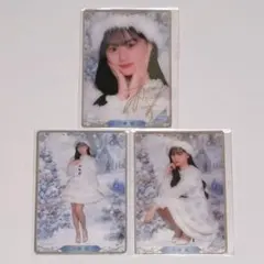 川﨑桜 モバカ レア&ノーマル 3種セット 純白のぎサンタ のぎBOX モバイル