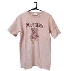 merry jenny bear embroidery Tシャツピンクのサムネイル