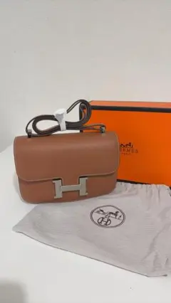 美品 ブラウンショルダーバッグ