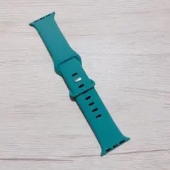 コンパチブル Apple Watch バンド グリーン　シリコン　S/M