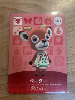 ペーター　あつ森・あつまれどうぶつの森・アミーボ・amiiboカード